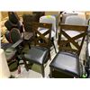 Image 1 : 6 ASSORTED CHAIRS INCLUDING; 2 SETS OF BAR STOOLS & 2 DINING CHAIRS