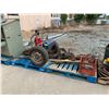 Image 1 : 2 PALLETS OF ASSORTED ITEMS INCLUDING; DUAL TANK MOBILE CART, AIR LINES, LEVEL & MORE