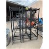 Image 1 : 3 METAL 4 TIER ROLLING RACKS