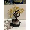 Image 2 : LARGE CITRINE TREE ON AMETHYST BASE RETAIL $3,200, 14"