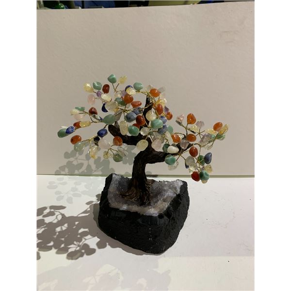 MEDIUM CHAKRA TREE ON AMETHYST BASE RETAIL $2,100, 10 