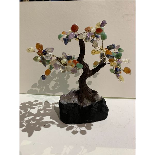 MEDIUM CHAKRA TREE ON AMETHYST BASE RETAIL $2,100, 10 