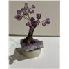 Image 1 : SMALL AMETHYST TREE ON AMETHYST BASE RETAIL $349