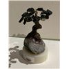 Image 2 : SMALL BLACK TOURMALINE TREE ON AMETHYST BASE RETAIL $489