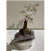 Image 1 : SMALL ROSE QUARTZ TREE ON AMETHYST BASE RETAIL $349, 5"