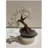 Image 3 : SMALL ROSE QUARTZ TREE ON AMETHYST BASE RETAIL $349, 5"