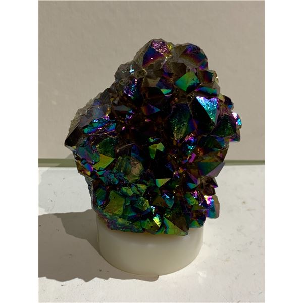 AMETHYST TITANIUM GEODE RETAIL $1,251, 4"