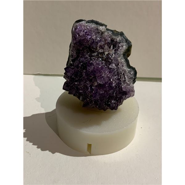 AMETHYST FLOWER SPECIMEN ON STAND RETAIL $850