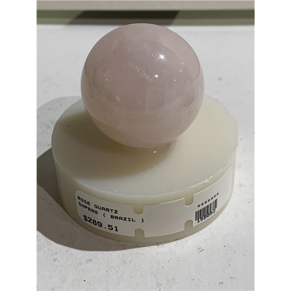 ROSE QUARTZ SPHERE RETAIL $289