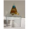 Image 1 : CITRINE ORGONITE PYRAMID (ABUNDANCE GRID) RETAIL $449 (STONE UNATTACHED)
