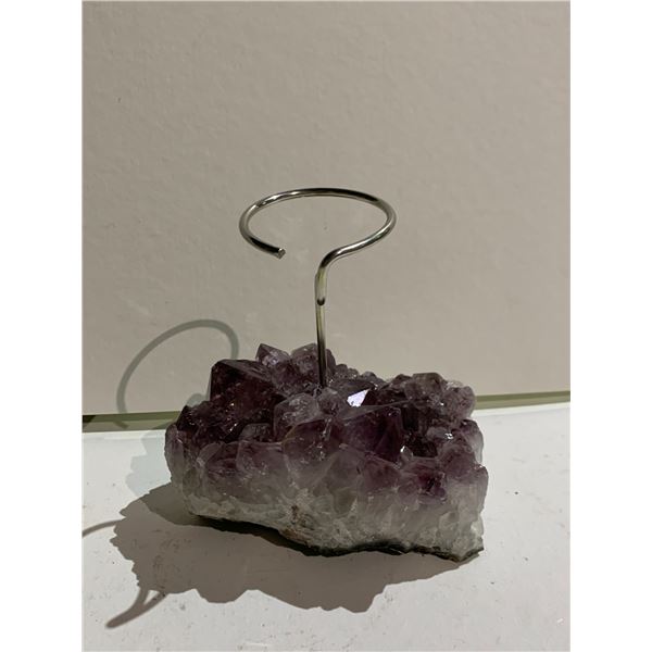 AMETHYST CANDLE HOLDER RETAIL $851