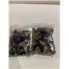 Image 1 : 2 BAGS GENUINE MIXED QUARTZ AND CRYSTAL RETAIL $149 EACH