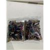 Image 1 : 2 BAGS GENUINE MIXED QUARTZ AND CRYSTAL RETAIL $149 EACH