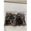 Image 1 : 2 BAGS GENUINE MIXED QUARTZ AND CRYSTAL RETAIL $149 EACH