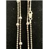 Image 2 : STERLING SILVER NICKEL FREE FANCY BEAD CHAIN 30" 1.1MM 7 G