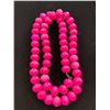 Image 1 : MAGENTA QUARTZITE NECKLACE 30" IN STERLING SILVER NICKEL FREE TGW 1323.00 CTS.