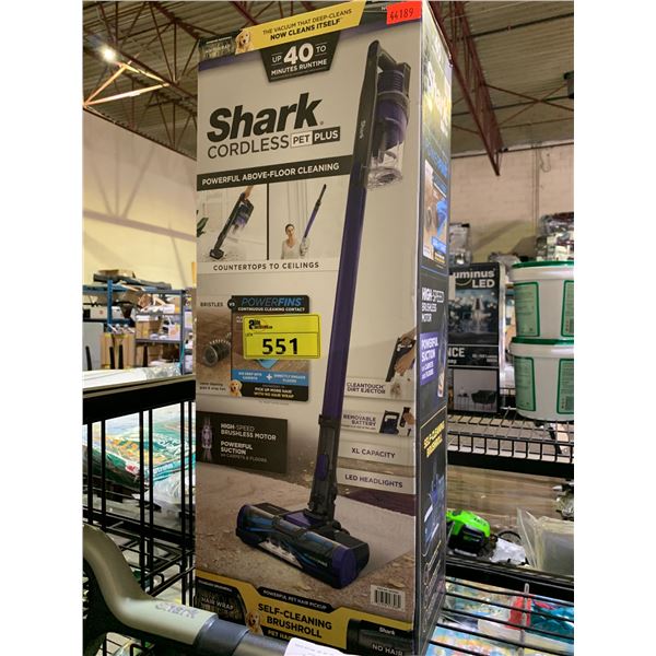 SHARK CORDLESS PET PLUS VACUUM