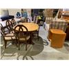 Image 1 : ASSORTED FURNITURE INCLUDING; DINING TABLE & 6 CHAIRS, LOUNGE CHAIR, SOFA & SIDE TABLE