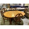 Image 2 : ASSORTED FURNITURE INCLUDING; DINING TABLE & 6 CHAIRS, LOUNGE CHAIR, SOFA & SIDE TABLE