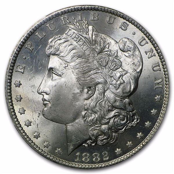 1882-CC Morgan Dollar BU MS-63