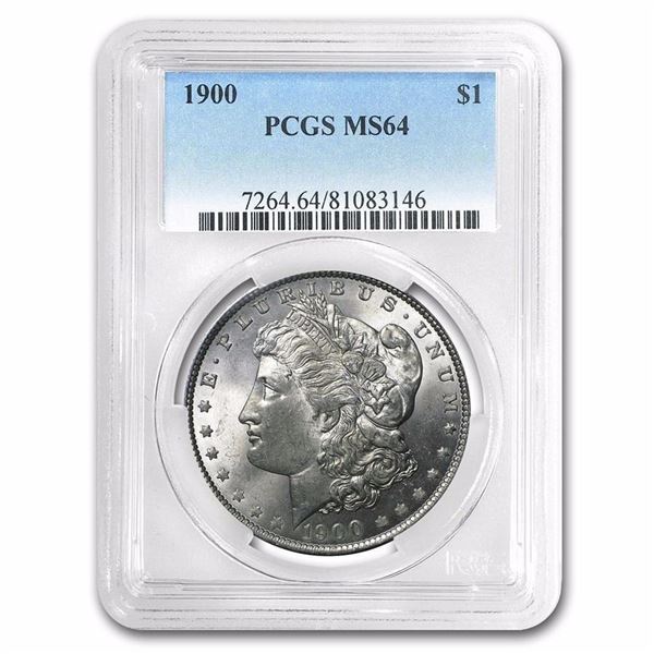 1900 Morgan Dollar MS-64 PCGS