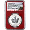 Image 1 : 2018 1oz $20 Silver Maple Leaf 30th Anniversary NGC PF70 Reverse Proof Early Releases (Tax Exempt)