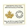 Image 3 : 2018 1oz $20 Silver Maple Leaf 30th Anniversary NGC PF70 Reverse Proof Early Releases (Tax Exempt)