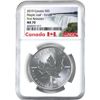 Image 1 : 2019 1oz $5 Incuse Design Silver Maple Leaf NGC MS70 First Releases (Tax Exempt)