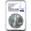 Image 1 : 2021W 1oz $1 American Silver Eagle Landing Type 2 Struck at West Point Mint NGC MS70 Early Releases