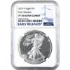 Image 1 : 2019S 1oz $1 Proof American Silver Eagle NGC PF70 Ultra Cameo Early Releases (Tax Exempt)