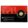 Image 2 : 2021 Australia $2 Kangaroo 0.5g Miniature .9999 Fine Gold Coin (Tax Exempt)