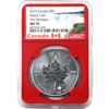 Image 1 : 2019 $5 1oz Fine Silver Maple Leaf NGC MS70 First Releases (Tax Exempt)