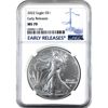 Image 1 : 2022 $1 1oz American Silver Eagle NGC MS70 Early Releases (Tax Exempt)