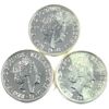 Image 2 : 2018 & 2x 2022 Great Britain 1oz .999 Fine Silver Britannias. 3pcs (Tax Exempt)