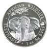 Image 1 : 2021 Somali Republic 100 Shilling 1oz .9999 Fine Silver Elephant with Ox Privy (Tax Exempt)