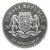 Image 2 : 2021 Somali Republic 100 Shilling 1oz .9999 Fine Silver Elephant with Ox Privy (Tax Exempt)