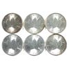 Image 1 : 6x 2020 1oz .9999 Fine Silver Maple Leafs. 6pcs (Tax Exempt)