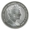 Image 2 : 2019 British Virgin Islands $1 1oz Una and The Lion Frosted BU .999 Fine Silver Coin (Tax Exempt)