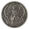 Image 1 : 2018 Pheli Mint 2oz Temptation of the Succubus .999 Fine Silver Antique Finish Round (Tax Exempt)