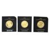 Image 2 : 2020, 2021 & 2023 Canada 1g .9999 Fine Gold Maple Grams. 3pcs (Tax Exempt)