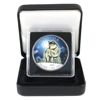 Image 1 : 2011 1oz Wildlife Series - Wolf Professionally Coloured Fine Silver Coin Encapsulated in Display