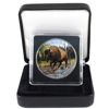 Image 1 : 2013 1oz Wildlife Series - Bison Professionally Coloured Fine Silver Coin Encapsulated in Display