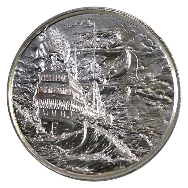 The Privateer Collection (#1) - The Storm 2oz Ultra High Relief .999 Fine Silver Round (Tax Exempt)