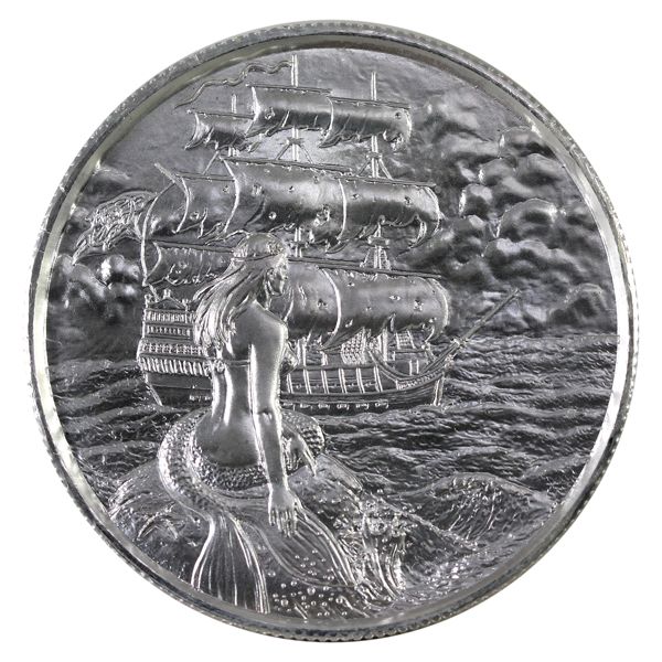 The Privateer Collection (#2) - The Siren 2oz Ultra High Relief .999 Fine Silver Round (Tax Exempt)