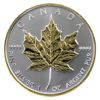 Image 1 : 2010 Canada 1oz Gilded .9999 Fine Silver Maple Leaf (Tax Exempt)