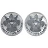 Image 1 : 2020 Tuvalu $1 1oz Krusty the Clown .9999 Fine Silver Coins. 2pcs (Tax Exempt)