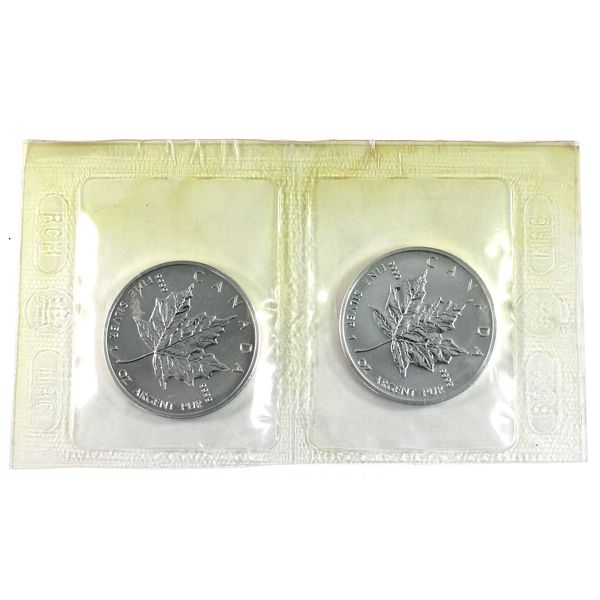 2004 Canada $5 1oz .9999 SML. 2pcs. (Tax Exempt)