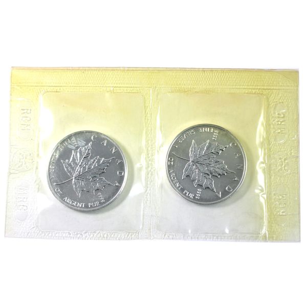 2005 Canada $5 1oz .9999 SML. 2pcs. (Tax Exempt)