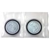 Image 2 : 1oz Golden State Mint Happy Hanukkah .999 Fine Silver Rounds. 2pcs. (Tax Exempt)