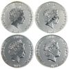 Image 2 : 2019 Niue $2 Star Wars Clone Trooper & Darth Vader 1oz .999 Silver Coins. 4pcs. (Tax Exempt)